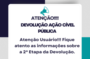 Atenção Usuário!