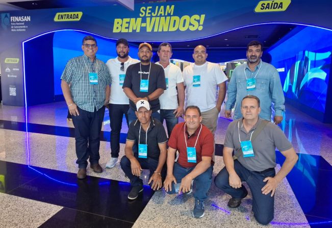 Equipe do SAAE participa da Fenasan 2025 