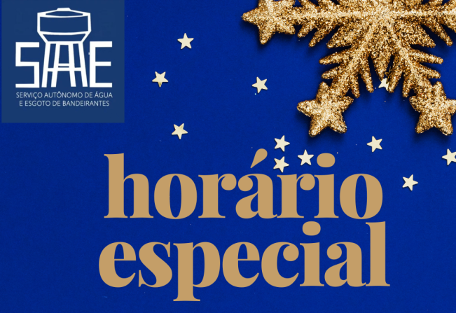 HORÁRIO FINAL DE ANO!!
